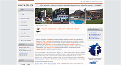 Desktop Screenshot of chataorlice.cz